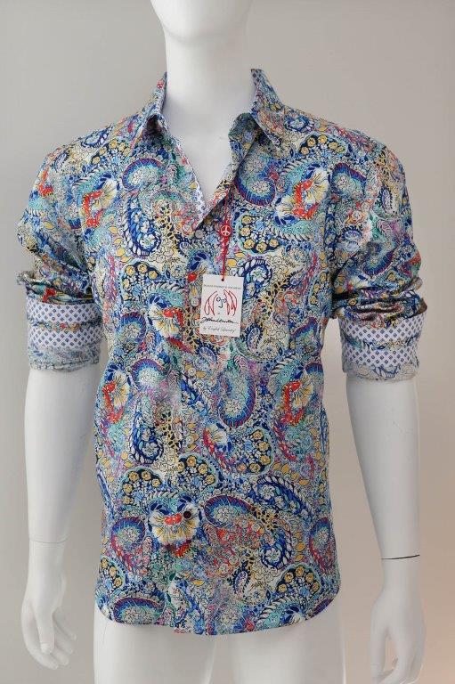 John Lennon Shirts by English Laundry - ARNOLD Long Sleeve Shirt Multi The Living Space John Lennon Shirts by English Laundry - ARNOLD Long Sleeve Shirt Multi The Living Space