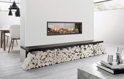 Jetmaster Heat and Glo Mezzo 1300 Double Sided Gas Fireplace – The